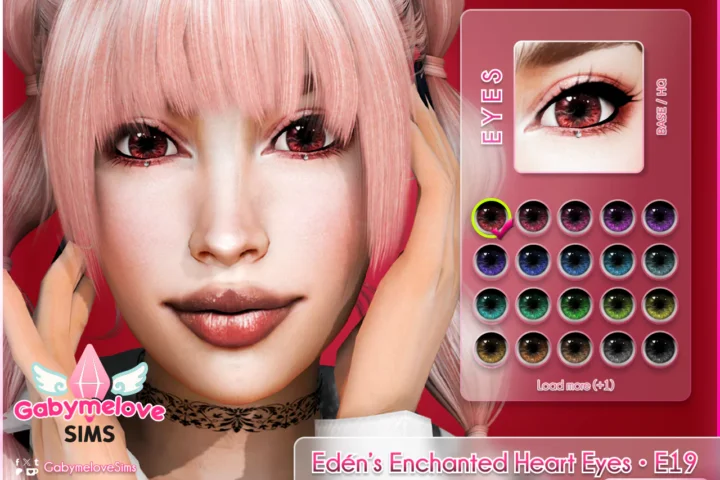 Edén’s Enchanted Heart Eyes • E19, contact lenses [HQ compatible]