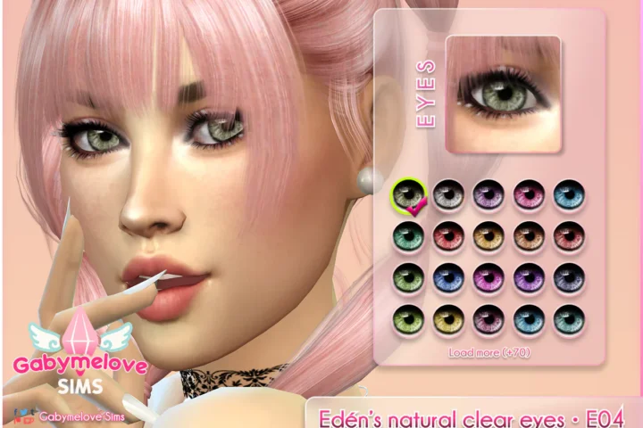 Edén's natural clear eyes • E04, contact lenses [HQ compatible]