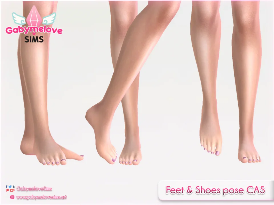Feet & Shoes pose CAS • P01