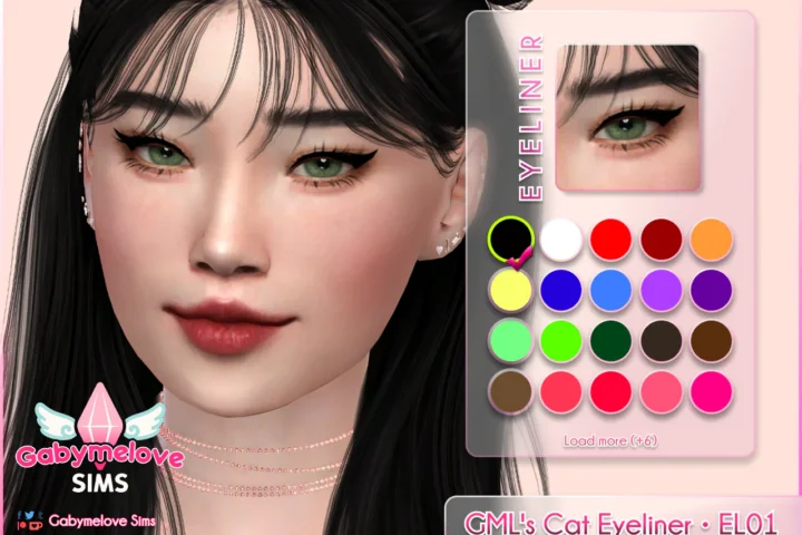 Cat Eyeliner • EL01 (Female) – Soft Winged Makeup
