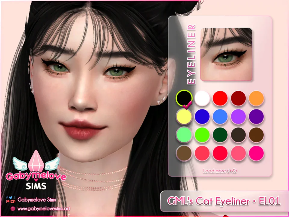 Cat Eyeliner • EL01 (Female) – Soft Winged Makeup