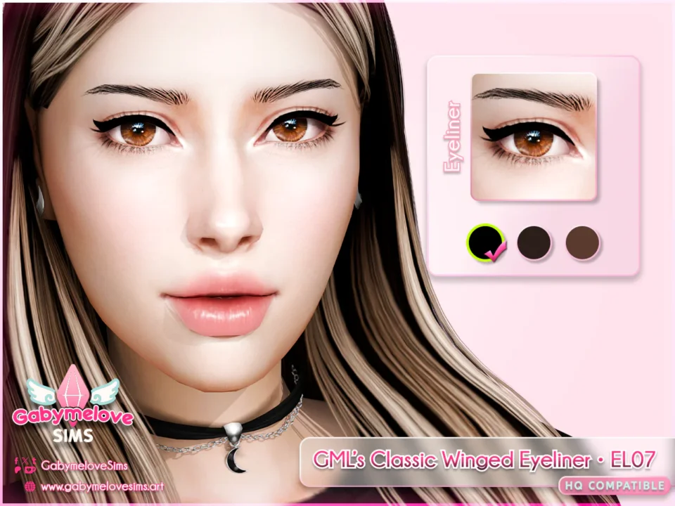 GML’s Classic Winged Eyeliner • EL07