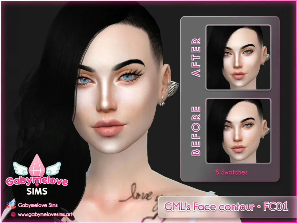 GML's Face Contour • FC01, face paint & blush | UPDATED 2025 [HQ compatible]