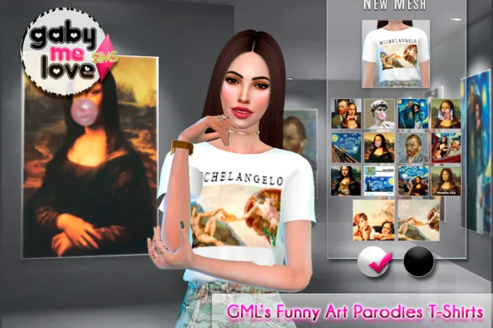 GML's Funny Art Parodies T-Shirts