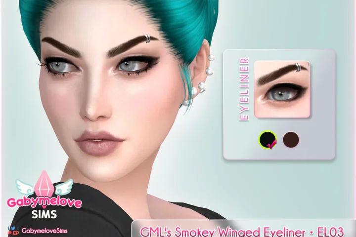 GML's Smokey Winged Eyeliner • EL03 [HQ compatible]