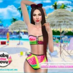 GML's Summer fruits swimsuits for women ~ SET
