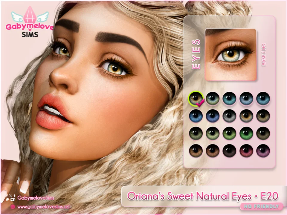 Oriana’s Sweet Natural Eyes • E20, contact & default [HQ Friendly]