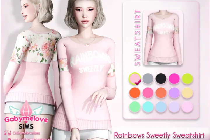 Rainbows Sweetly Sweatshirt ~ Asian Fashion | Remastered Edition • 2026