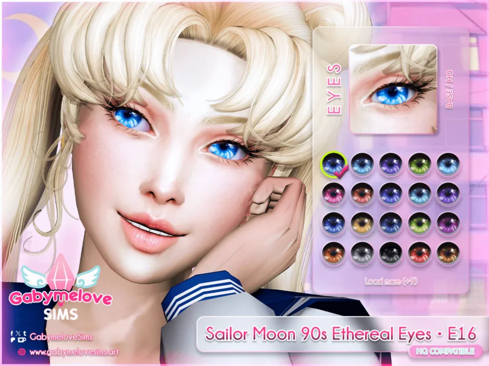 Sailor Moon 90s Ethereal Eyes • E16, contact lenses [HQ compatible]