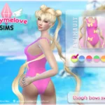 ✨🎀 Usagi’s Bows Swimsuit — Sailor Moon Inspired (Series I) 🌙
