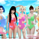 ✨🎀 Usagi’s Bows Swimsuit — Sailor Moon Inspired (Series I) 🌙