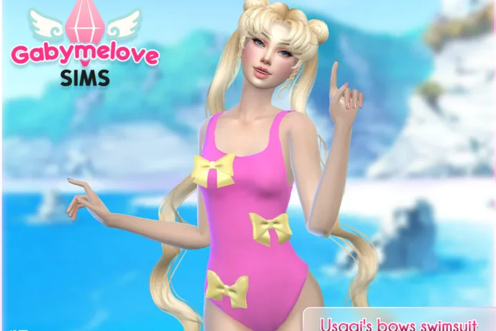 ✨🎀 Usagi’s Bows Swimsuit — Sailor Moon Inspired (Series I) 🌙