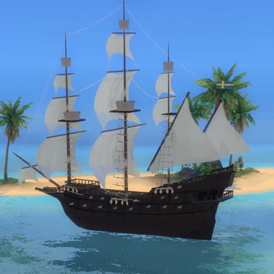 A Galleon - The Great Crown