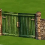 Settlers Stables Build Objects: Doors, Gate, Fence