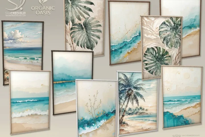 Organic Oasis Hotel Suite Extras- Painting 1 🌴🖼️