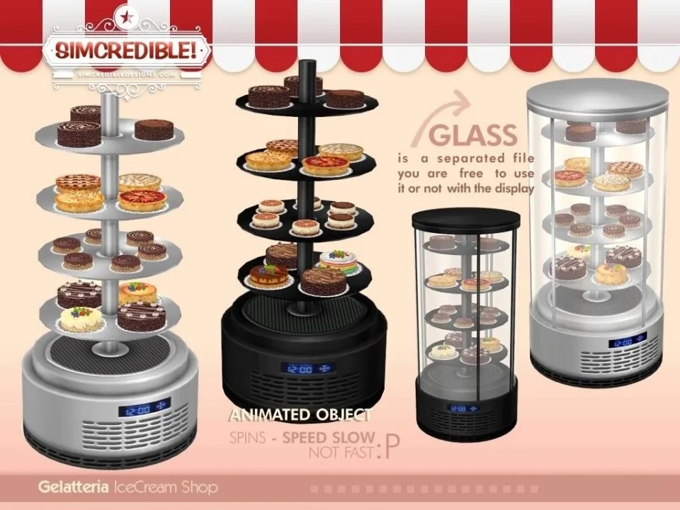 Gelatteria Rotating Display 🎂