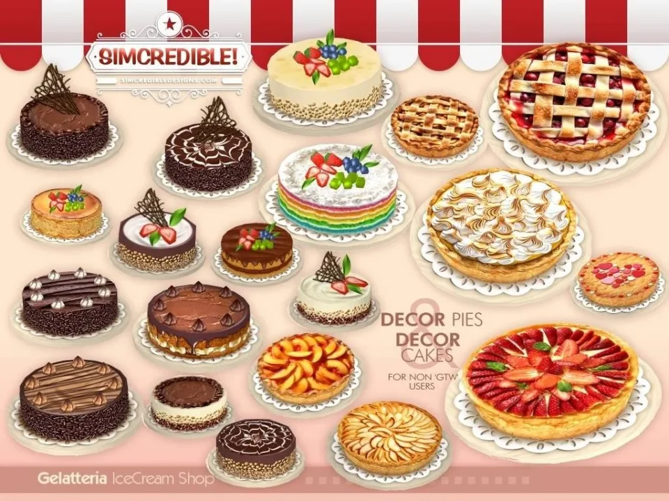 Gelatteria Decor Desserts 🧁🍮 🍰🎂