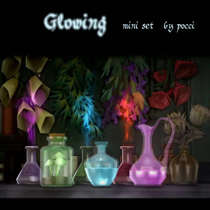 "Glowing" mini set
