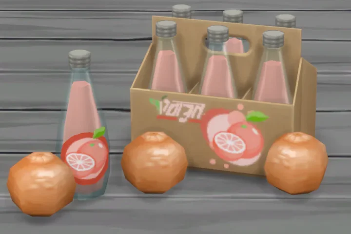 Grapefruit Fizzy Juice