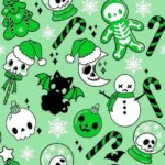 Xmas Patterned Wallpaper