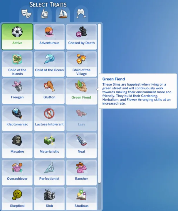 Better Green Fiend Trait