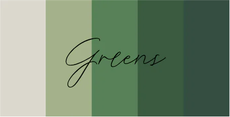 Coolors Custom Palette Wallpapers – Greens