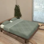 Sleigh bed
