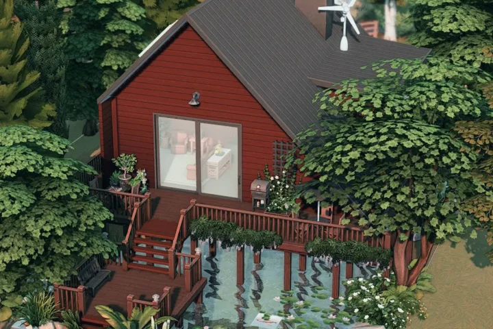 Modern A frame Cottage (no CC)