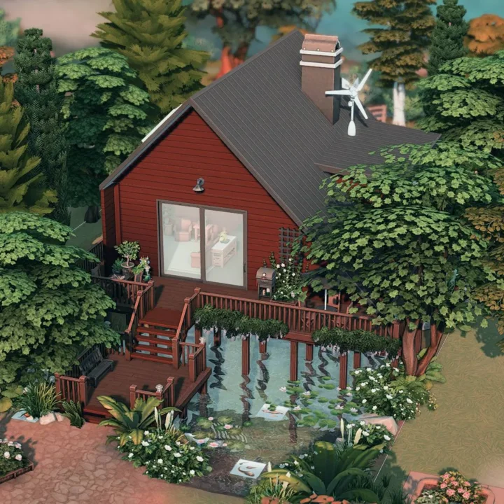 Modern A frame Cottage (no CC)