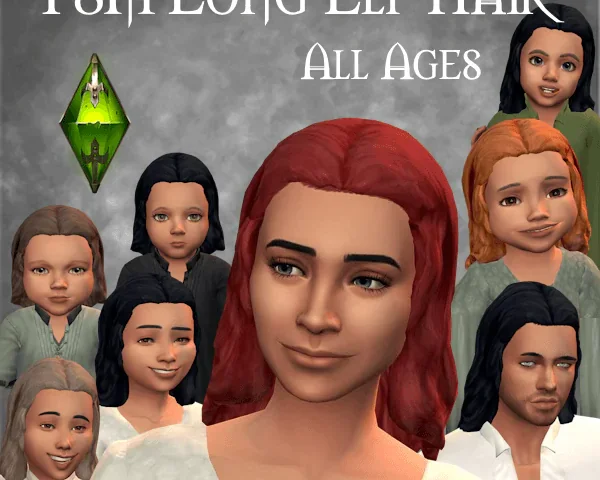 TSM Long Elf Hair