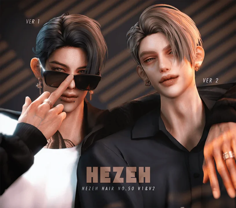 [Hezeh]Hair_No.50 V1&V2