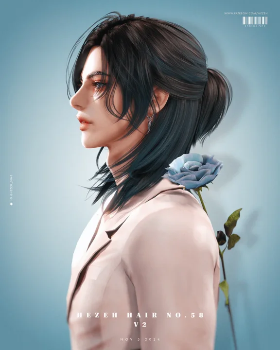 [Hezeh]Hair_No.58 V1&V2