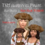 TSM Aarbyville Pirate Hat Model 2 Hat-Hair