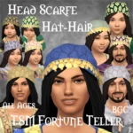TSM Fortuneteller Headscarf - Hat-Hair - for All Ages