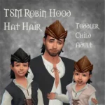 TSM Robin Hood Hat Hair