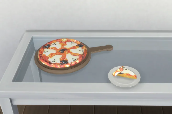 Haunted Mozzarella Pizza
