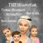 TSM Floral Headband Separated - All Ages