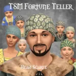 TSM Fortuneteller Headscarf No Hair - for All Ages
