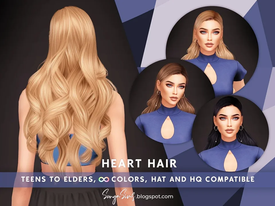 SONYASIMS - HEART HAIR