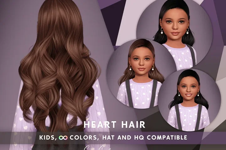 SONYASIMS - HEART HAIR KIDS