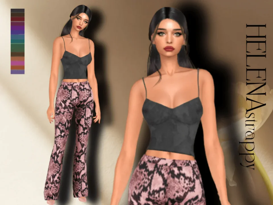 HELENA STRAPPY TOP added new swatches