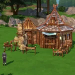 Settlers Forest Huts as Hood Deco