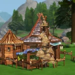 Settlers Forest Huts as Hood Deco