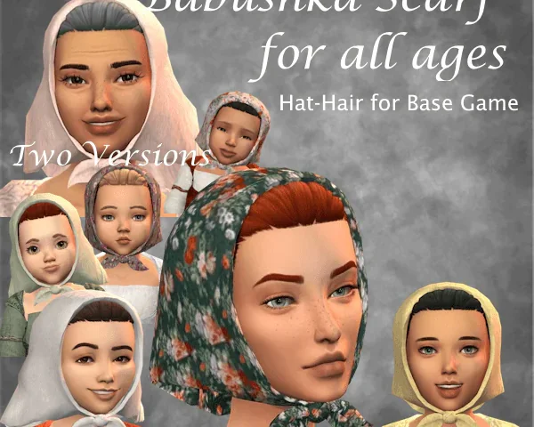 Babushka Scarf for all ages