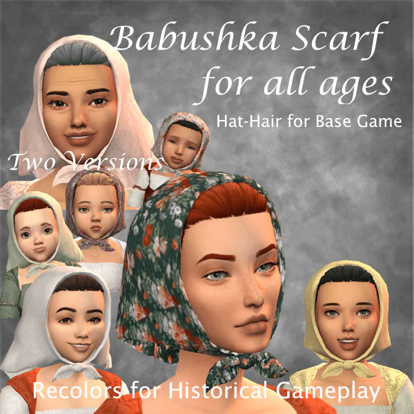 Babushka Scarf for all ages