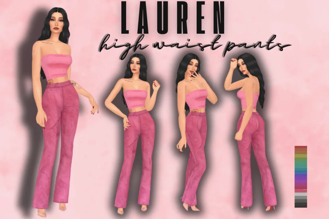 LAUREN PANTS HIGH WAIST