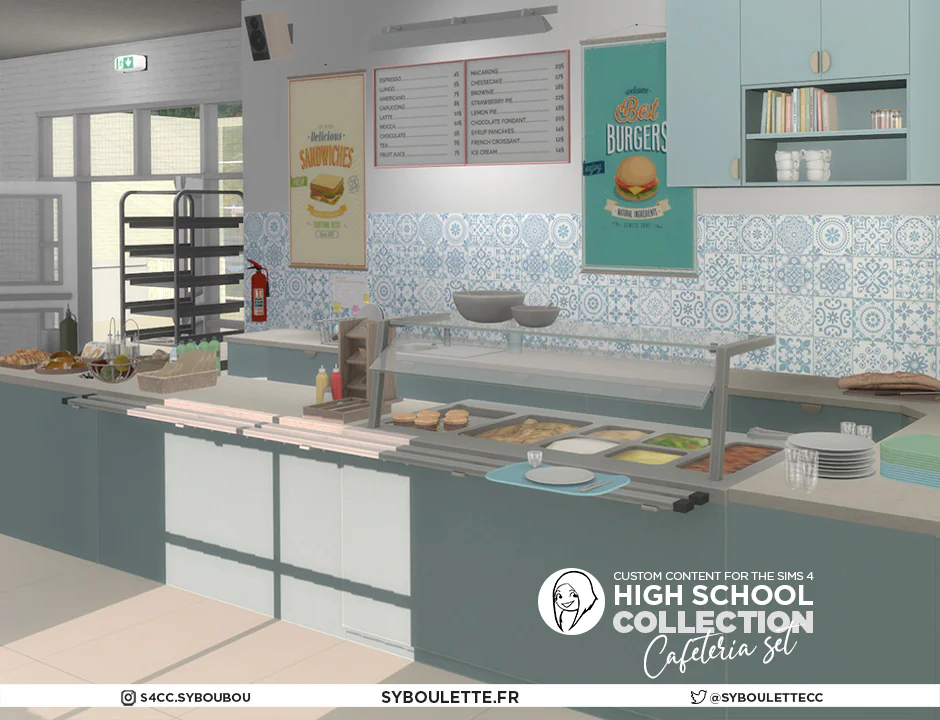 High School - Cafeteria set (2022)