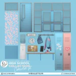 High school - Corridor set (2022)