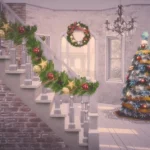 Holiday Garlands for Staircase Rail