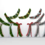 Holiday Garlands for Staircase Rail